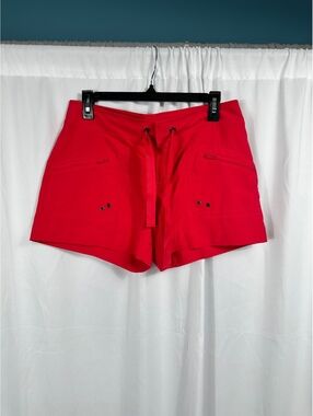 Athleta Rose Pink Outdoor Shorts with Drawstring Waist Size 4